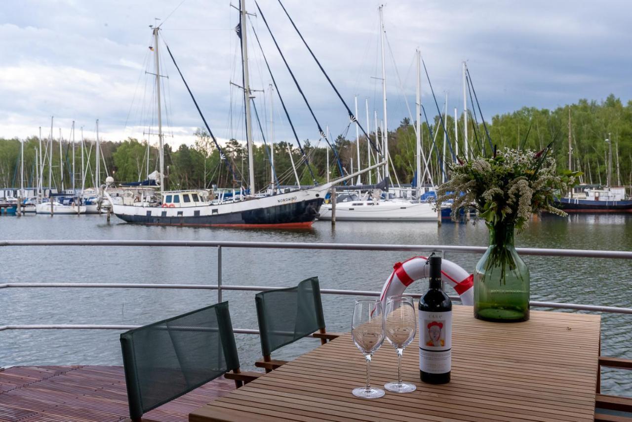 Hausboote Mitten Im Naturschutzgebiet Auf Usedom Villa Peenemunde Buitenkant foto